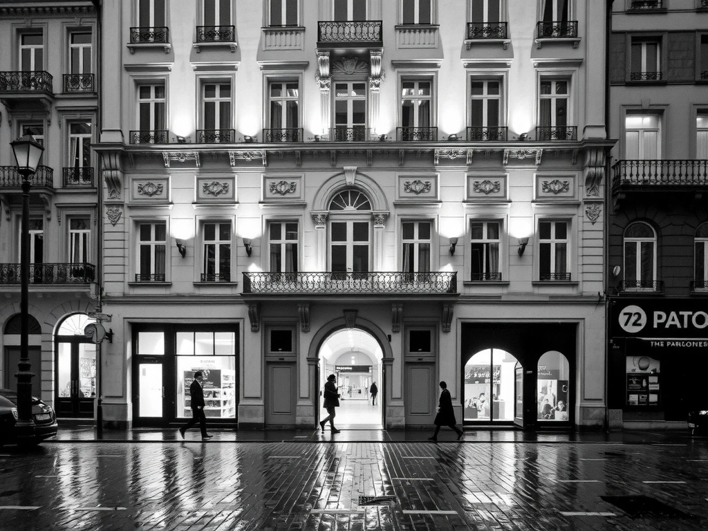 Façade du siège Promaro, 14 Boulevard Haussmann